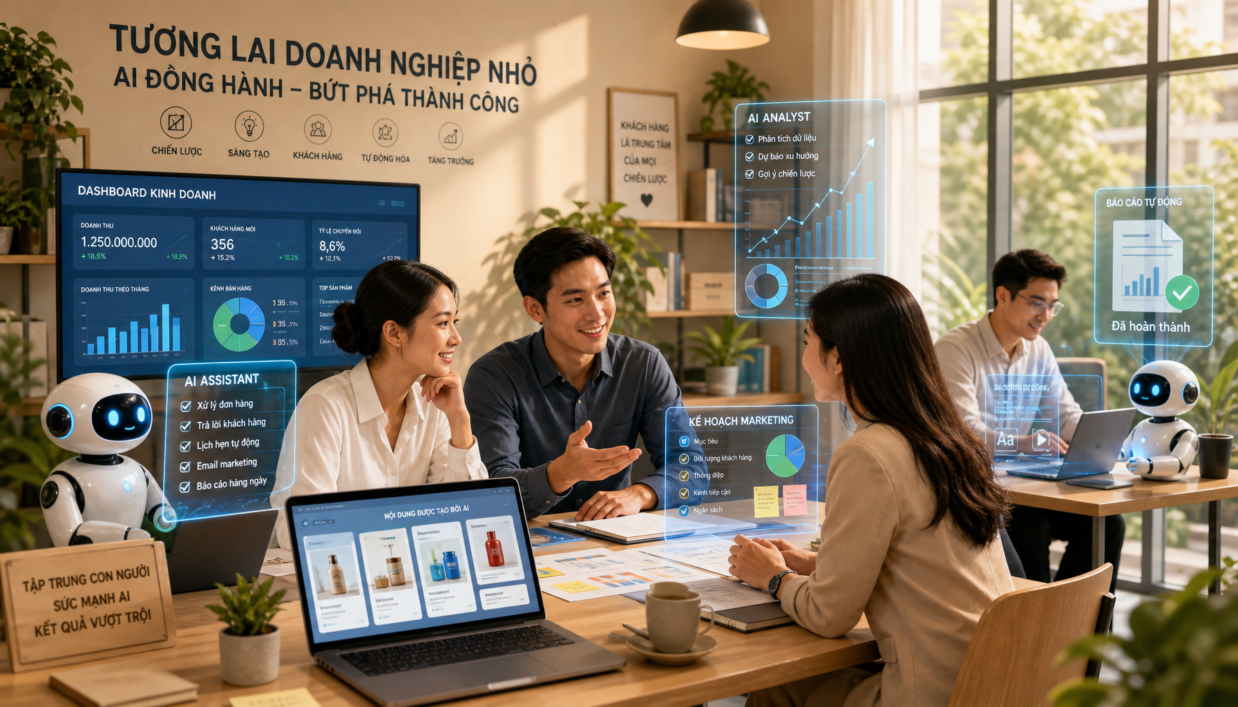 Tương lai của doanh nghiệp nhỏ với nhân viên AI